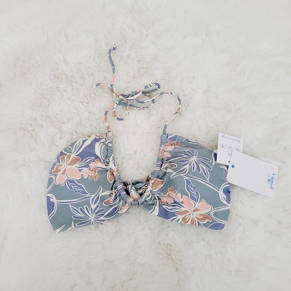 🪸O'NEILL EMMY FLORAL EMBRY MULTI-WAY TRI TOP SIZE L - Picture 9 of 13